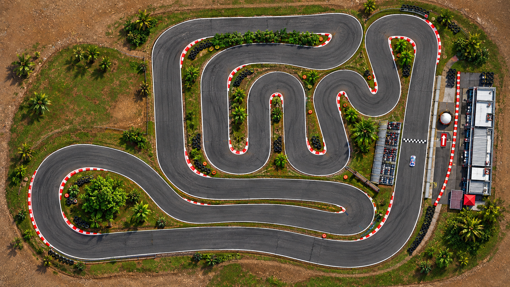 Circuito de Top Down RACE: CraftRace