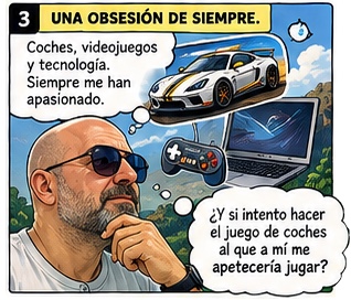 Historia de Top Down RACE, viñeta 3