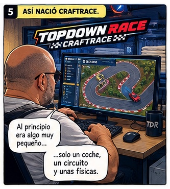 Historia de Top Down RACE, viñeta 5